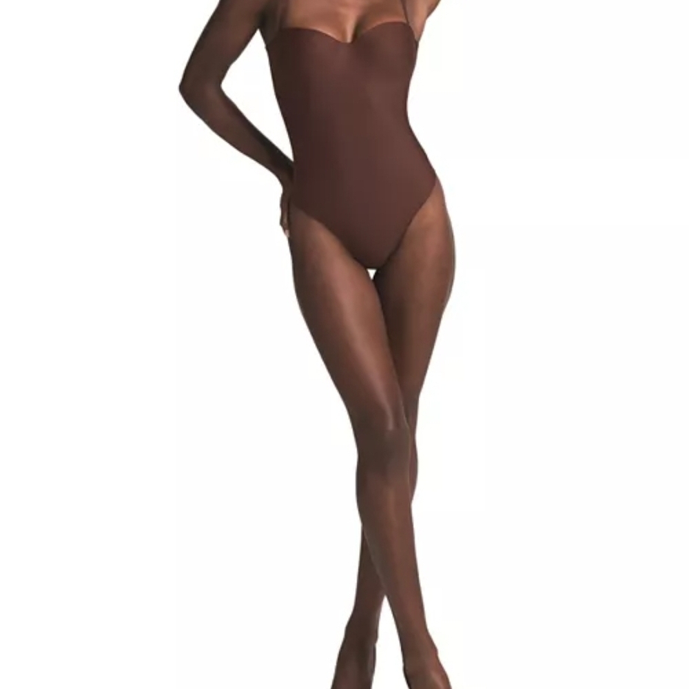 Elegant Brown Women's Swimsuit - Picture 4 of 5